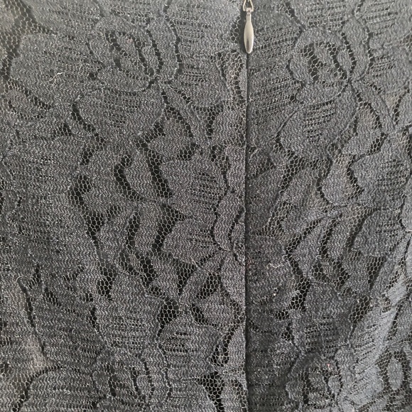 NWOT Kay Unger Black Lace Skirt (Size 16) - Picture 5 of 5